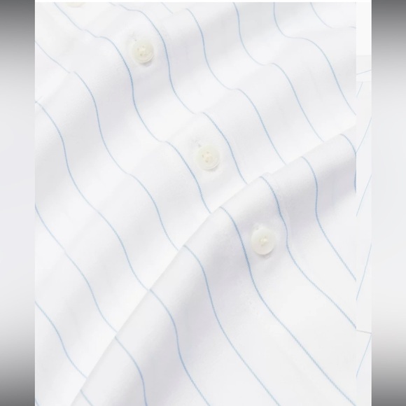 NWT Aritzia Babaton utility Seymour stripe button down shirt - Picture 8 of 13